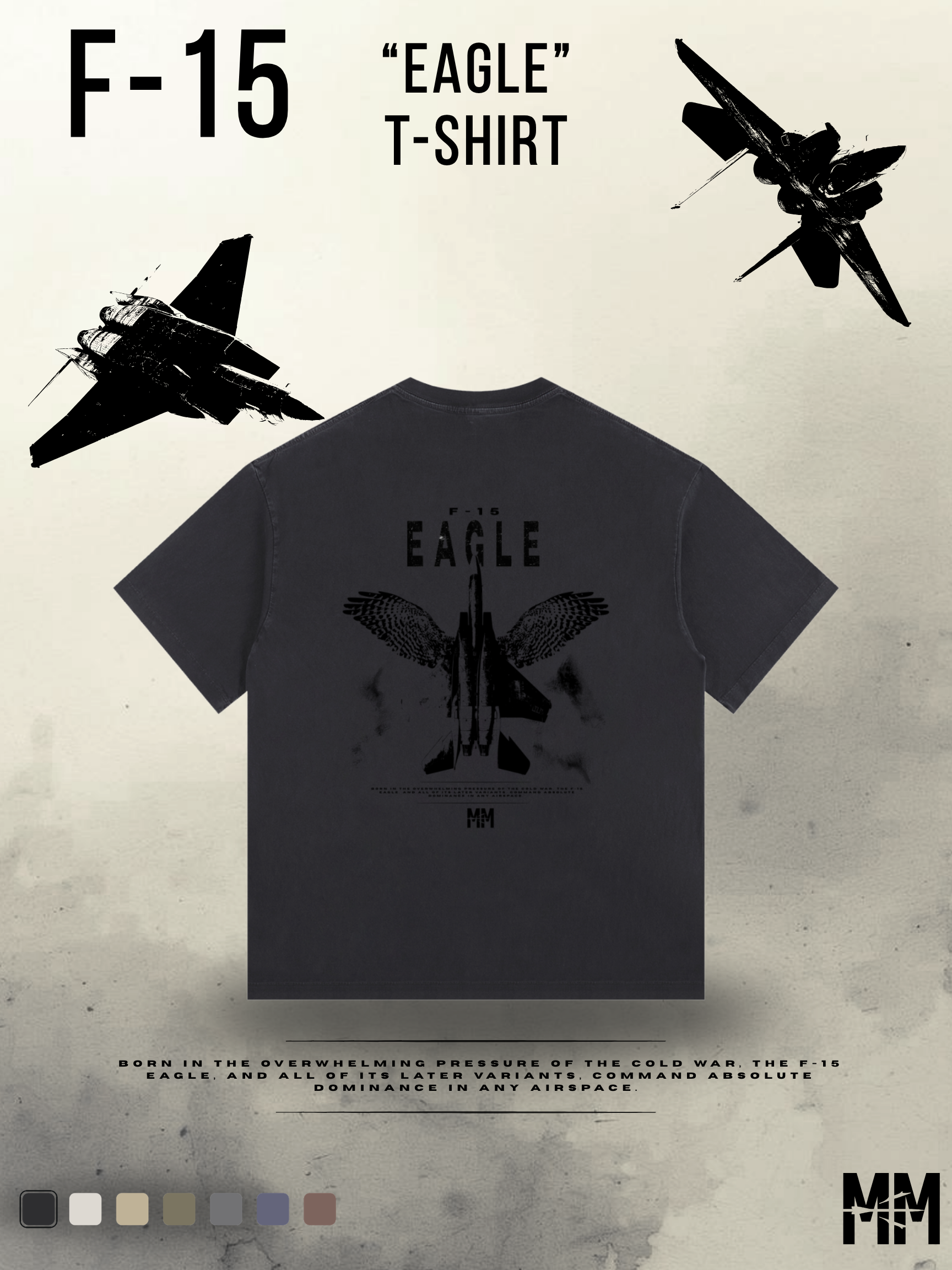 Vintage Washed F-15 T-Shirt