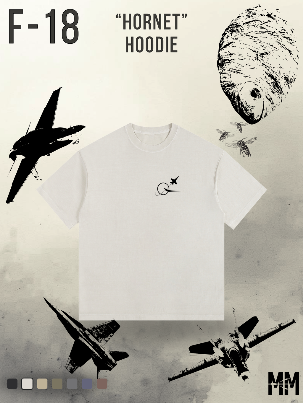 Vintage Washed F-18 T-Shirt