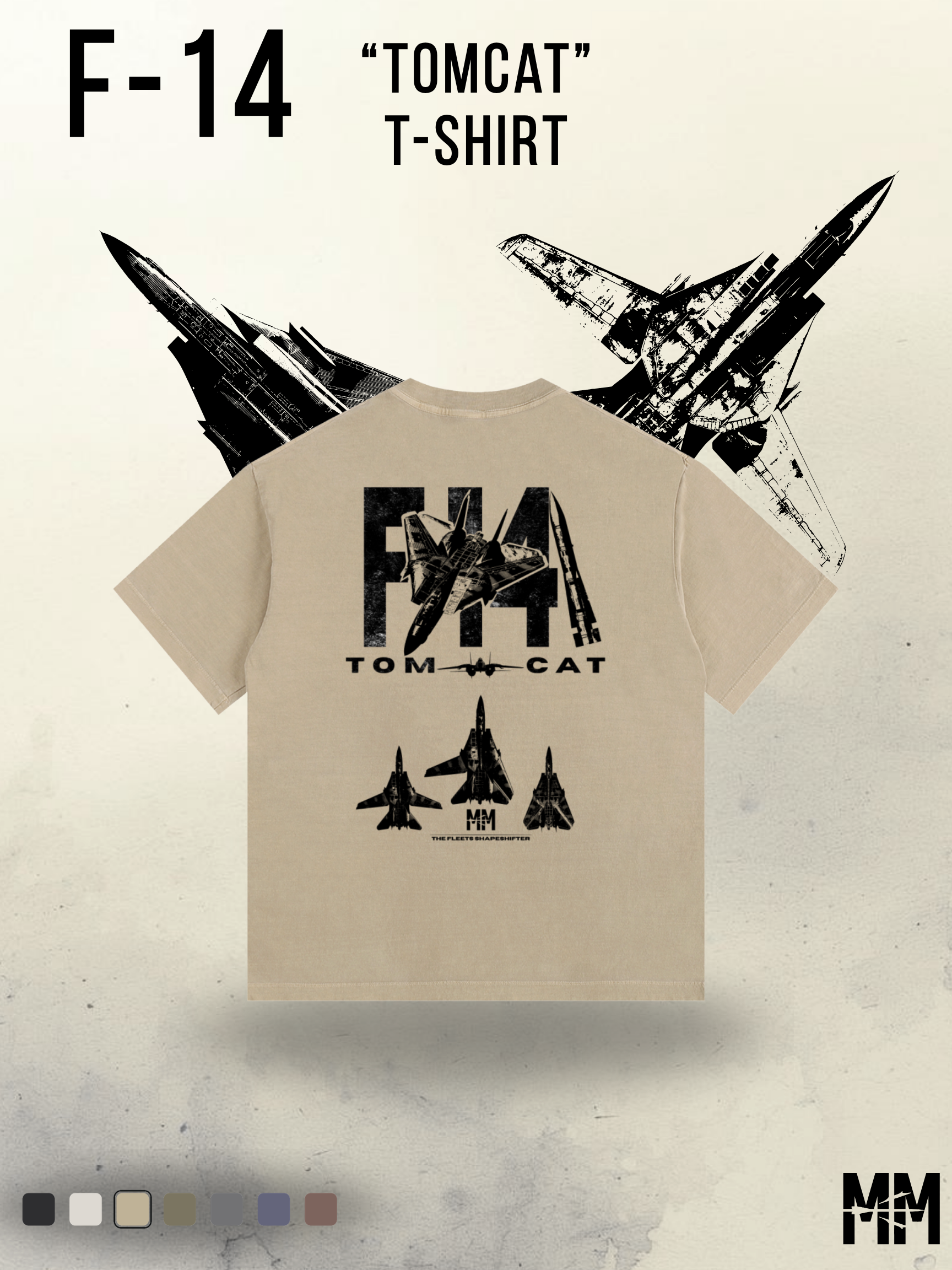 Vintage Washed F-14 T-Shirt