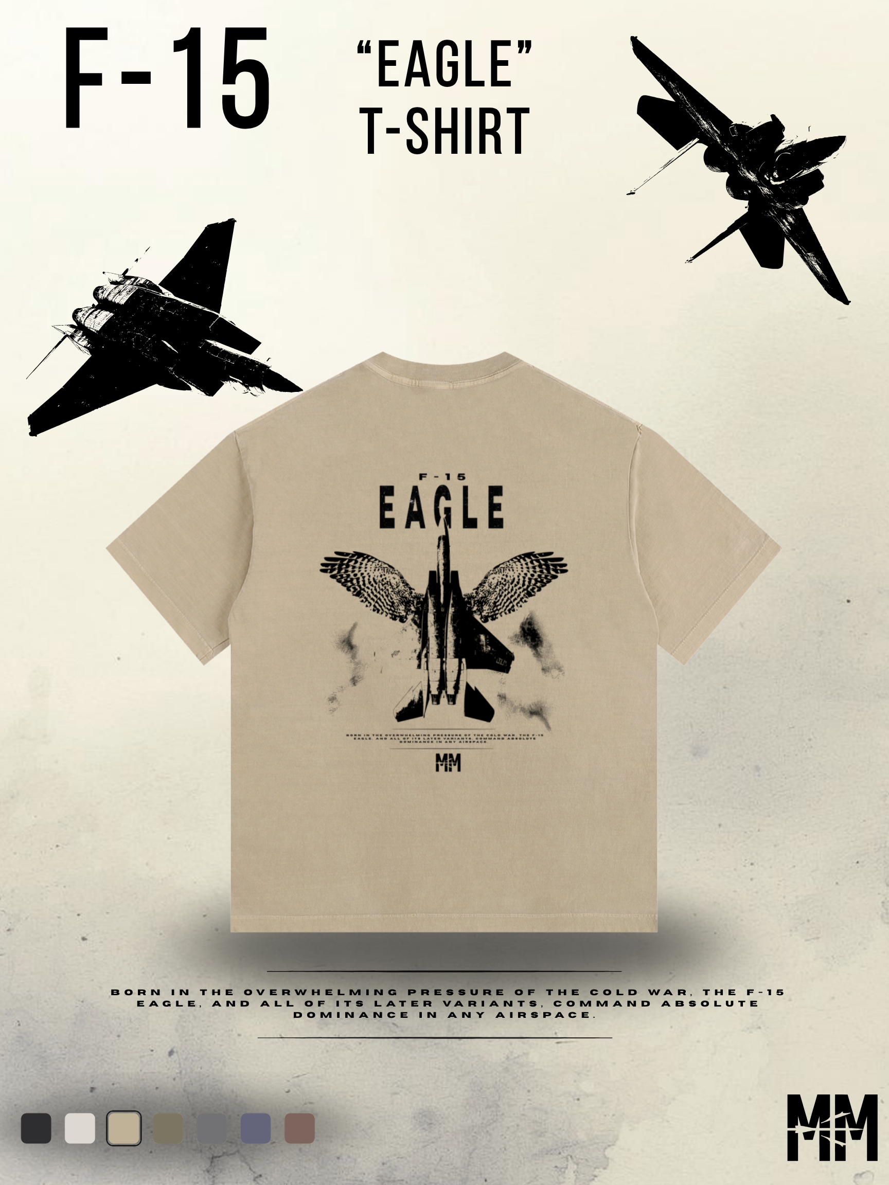 Vintage Washed F-15 T-Shirt