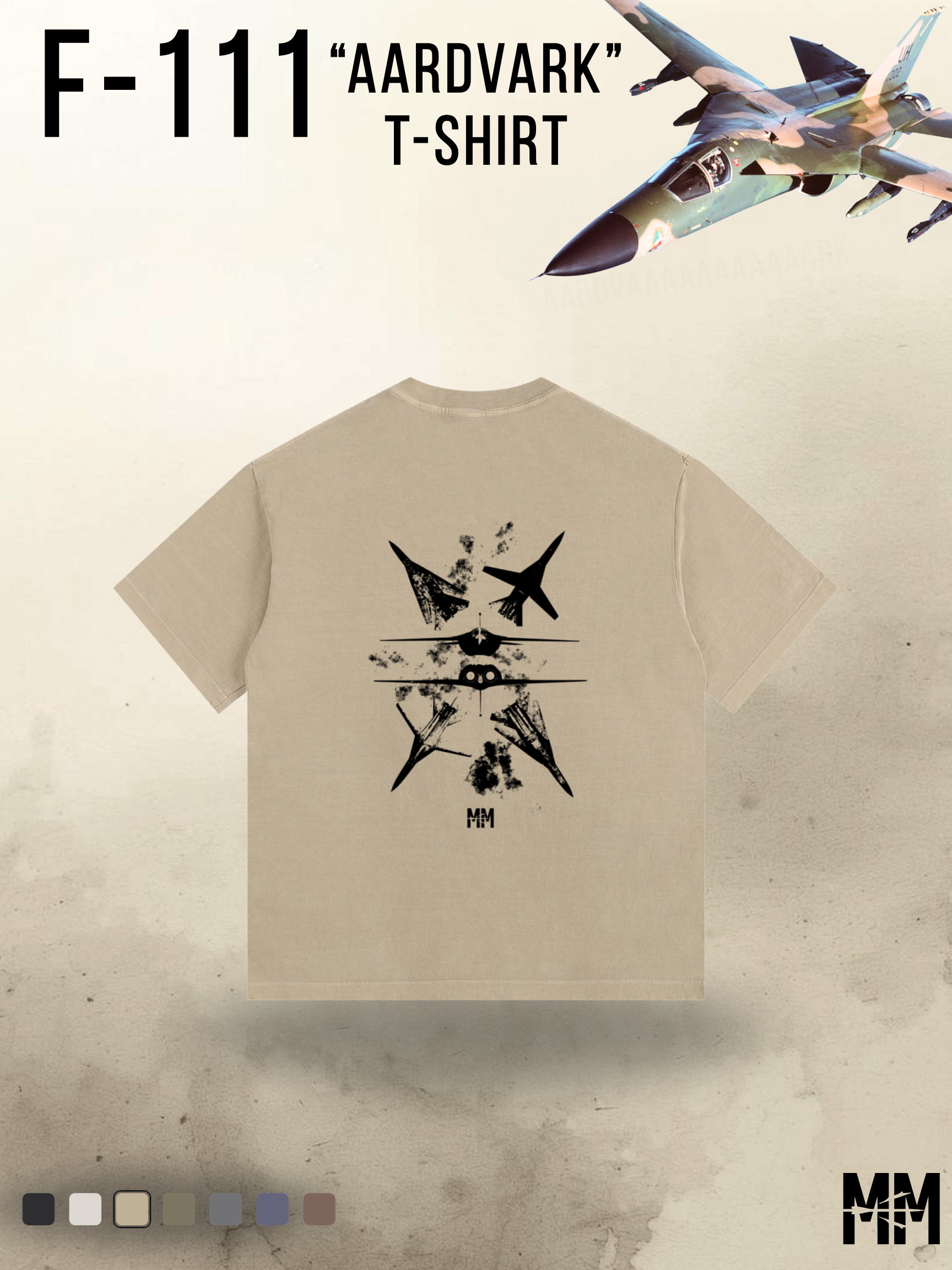 Vintage Washed F-111 T-Shirt