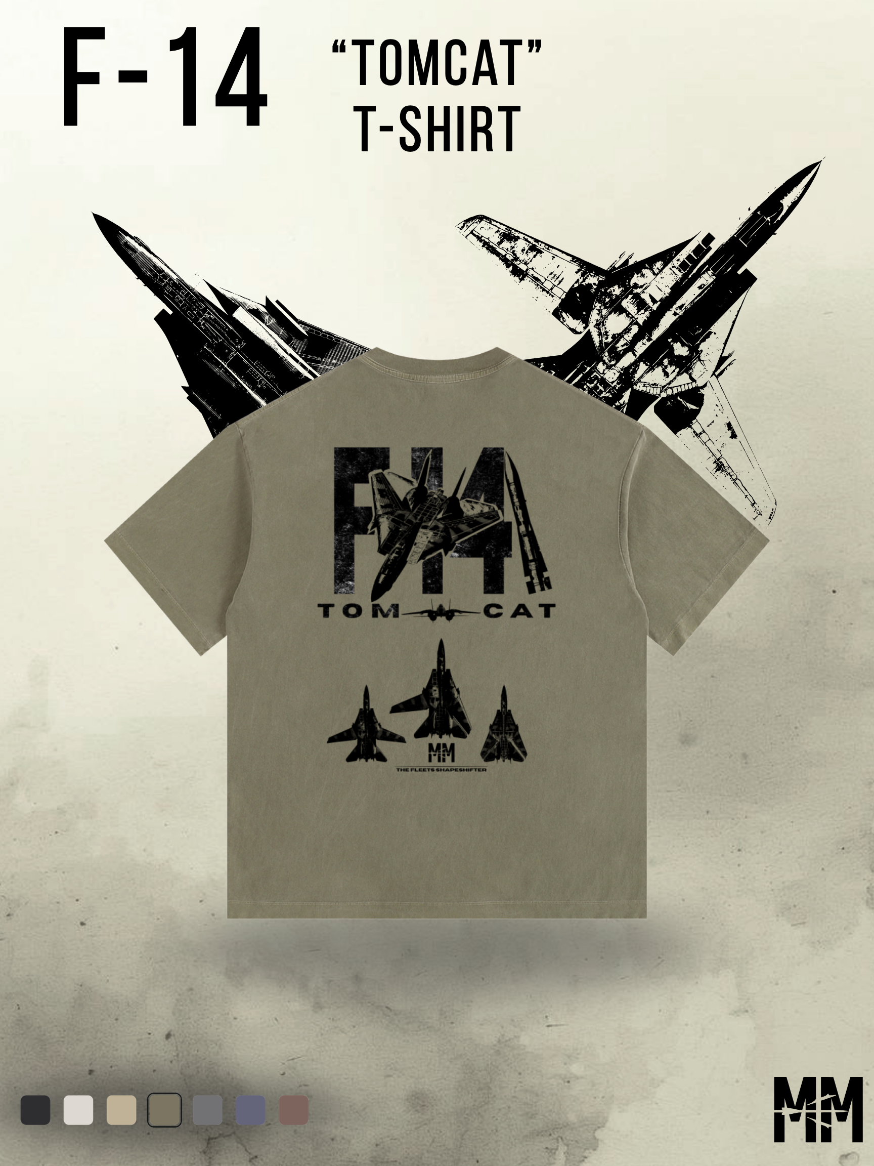 Vintage Washed F-14 T-Shirt