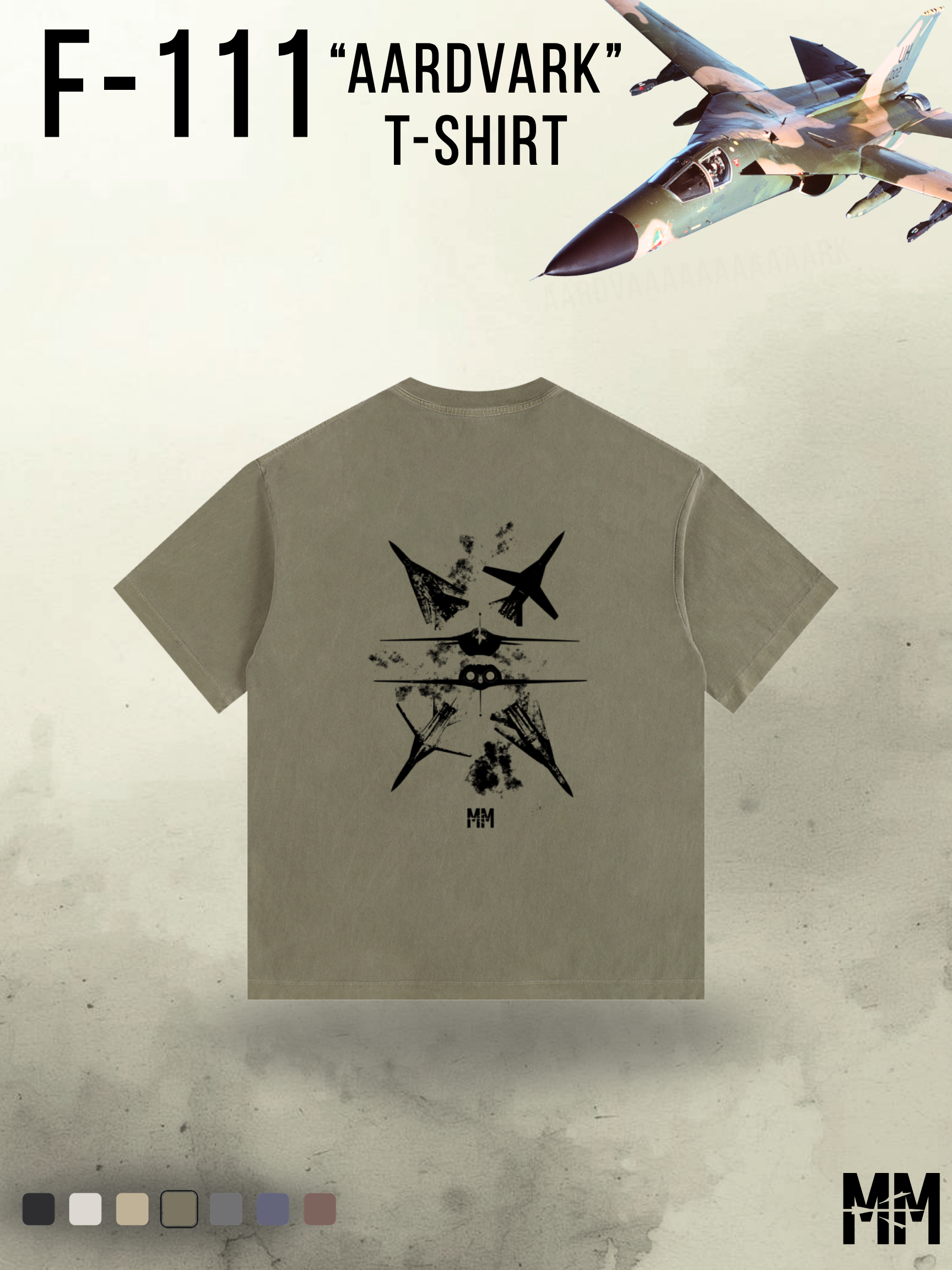 Vintage Washed F-111 T-Shirt