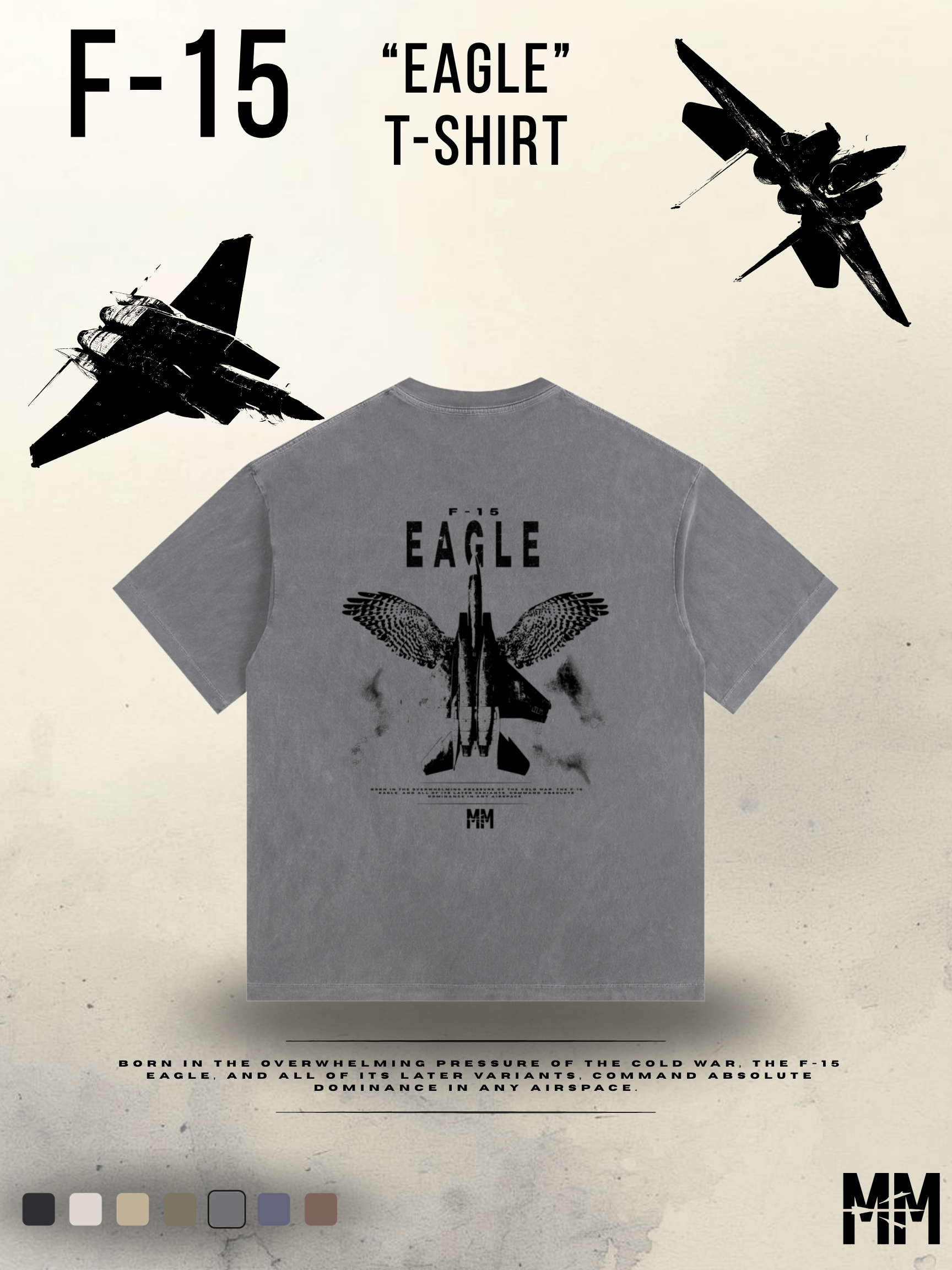Vintage Washed F-15 T-Shirt
