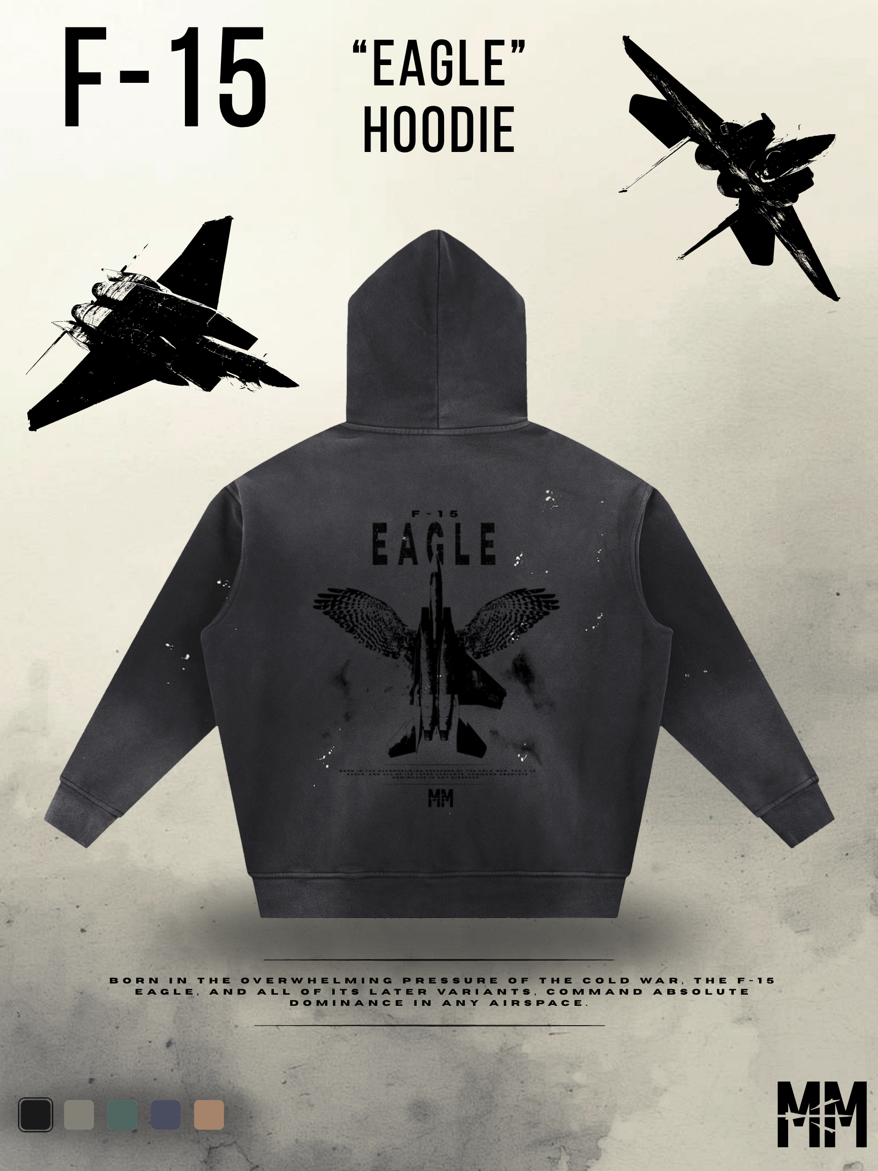 Vintage Street F-15 Hoodie