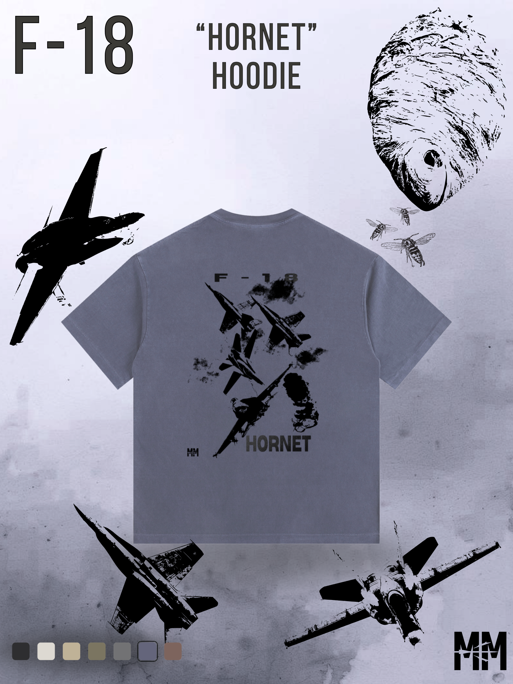 Vintage Washed F-18 T-Shirt