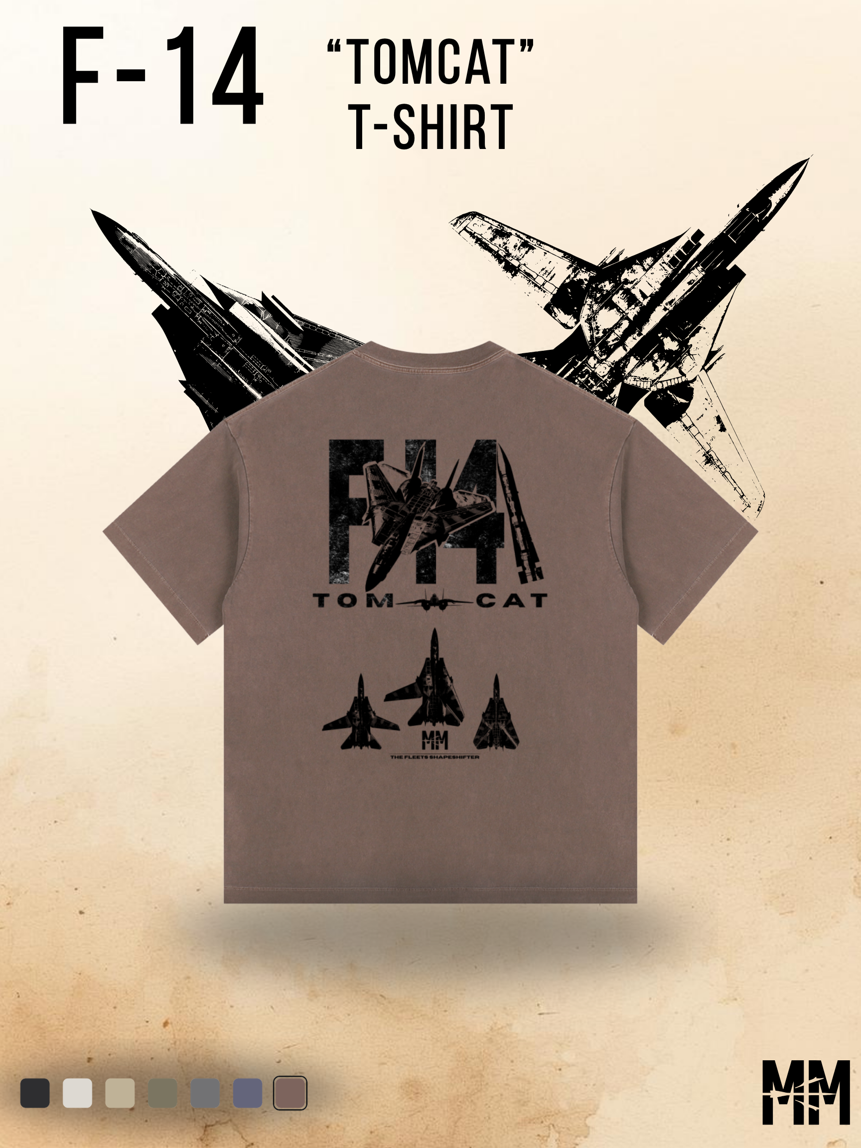 Vintage Washed F-14 T-Shirt