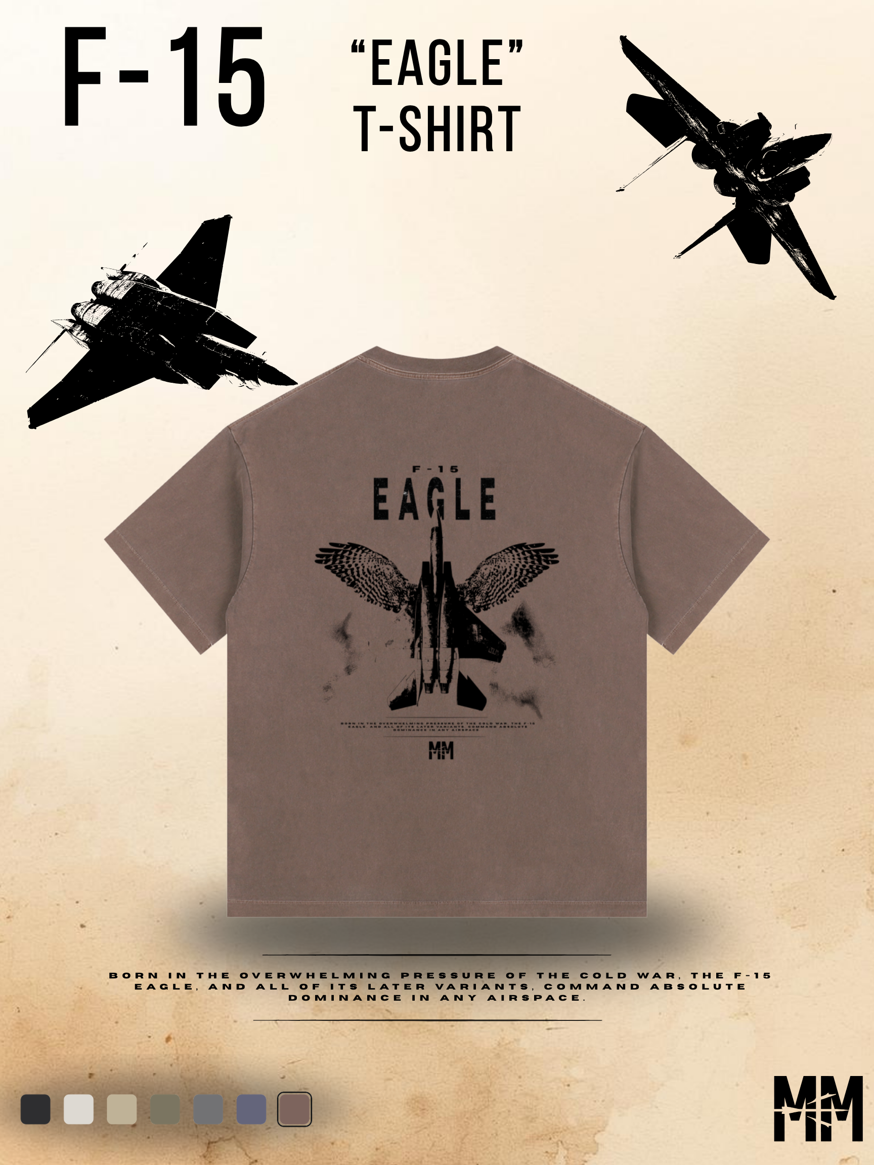 Vintage Washed F-15 T-Shirt