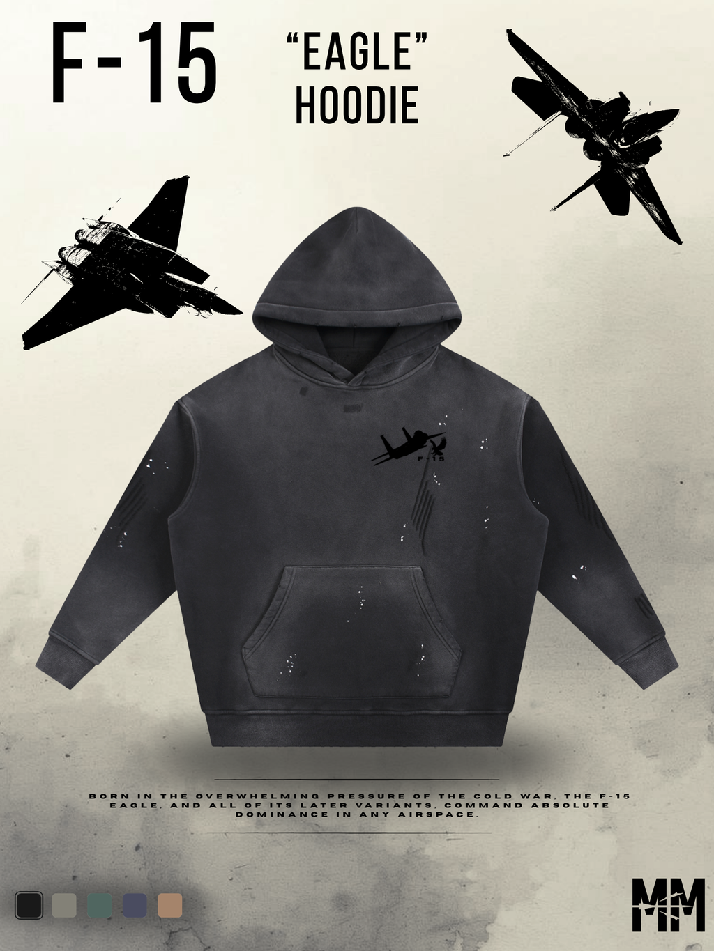 Vintage Street F-15 Hoodie
