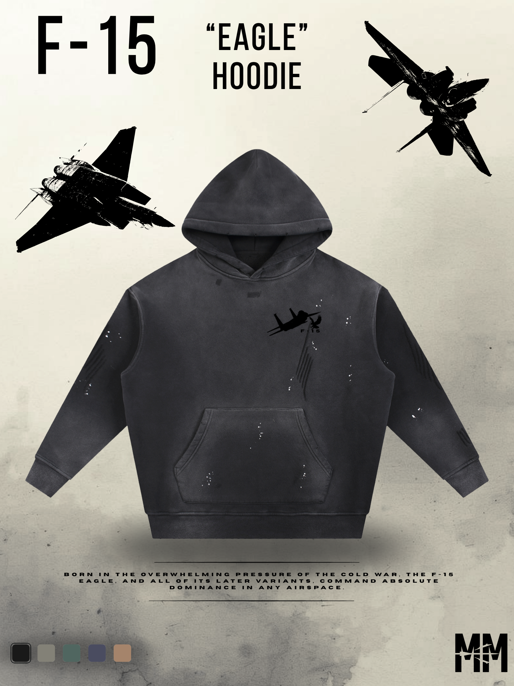 Vintage Street F-15 Hoodie