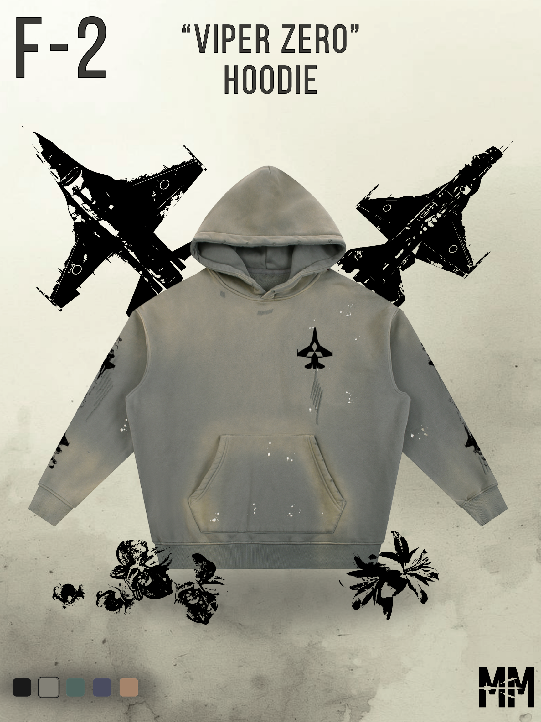Vintage Street F-2 Hoodie