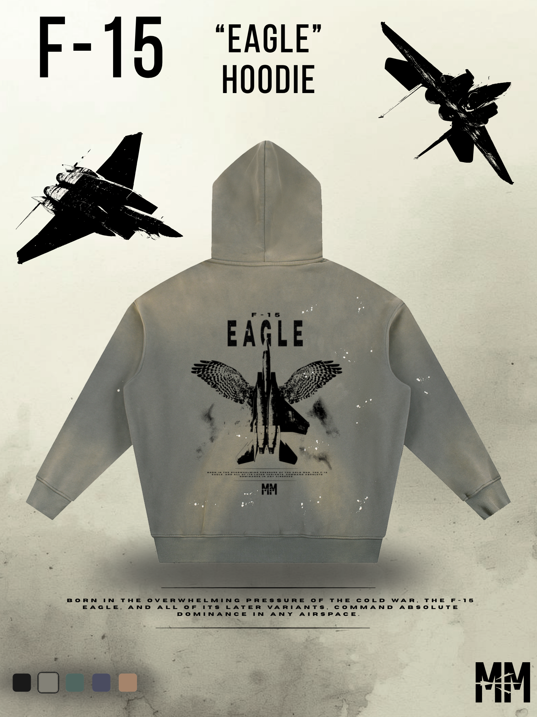 Vintage Street F-15 Hoodie