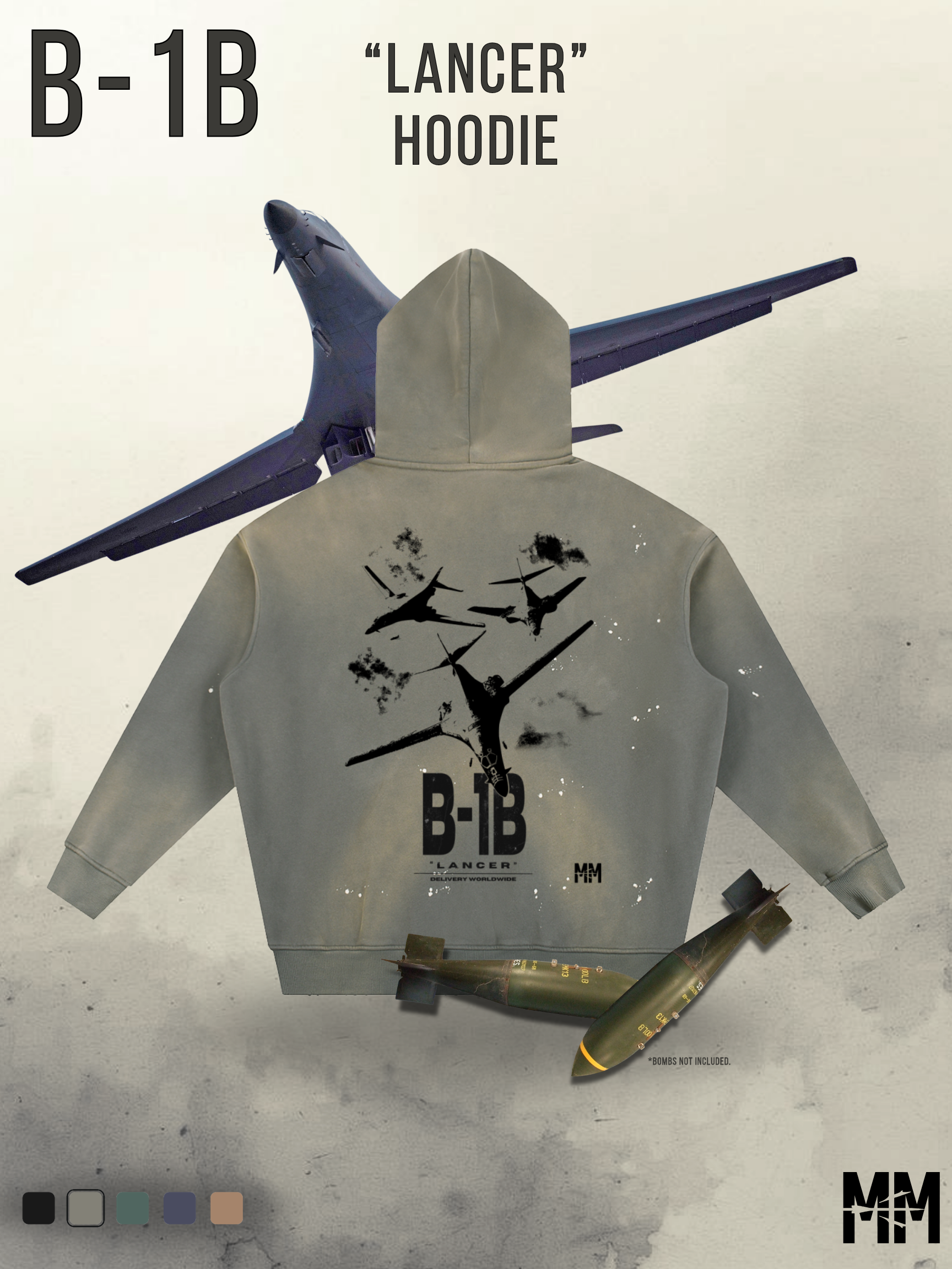 Vintage Street B-1B Hoodie