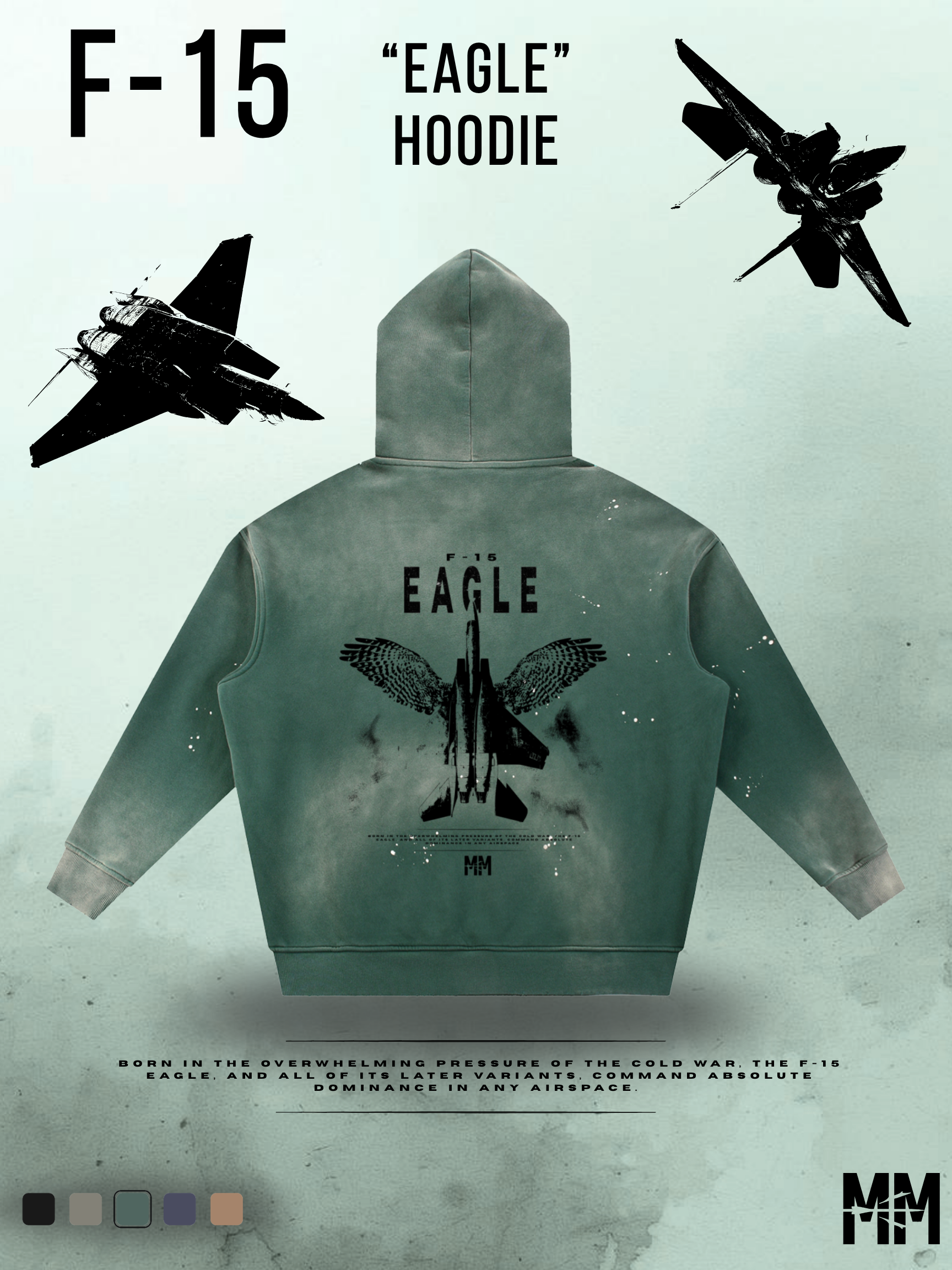 Vintage Street F-15 Hoodie