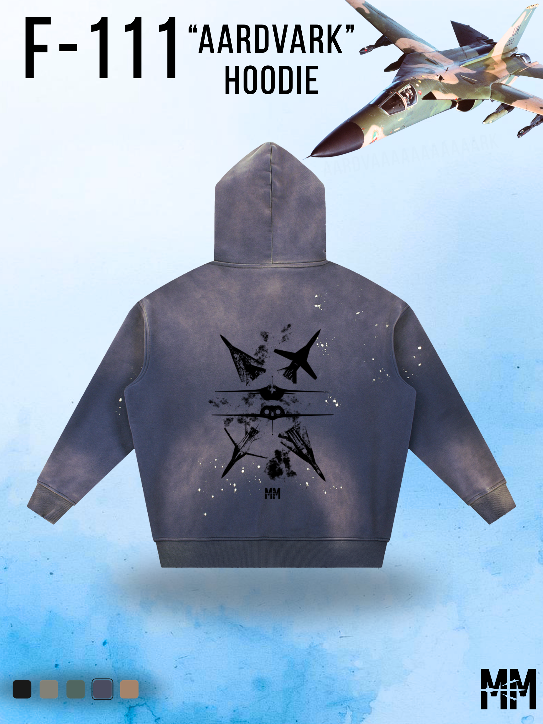 Vintage Street F-111 Hoodie