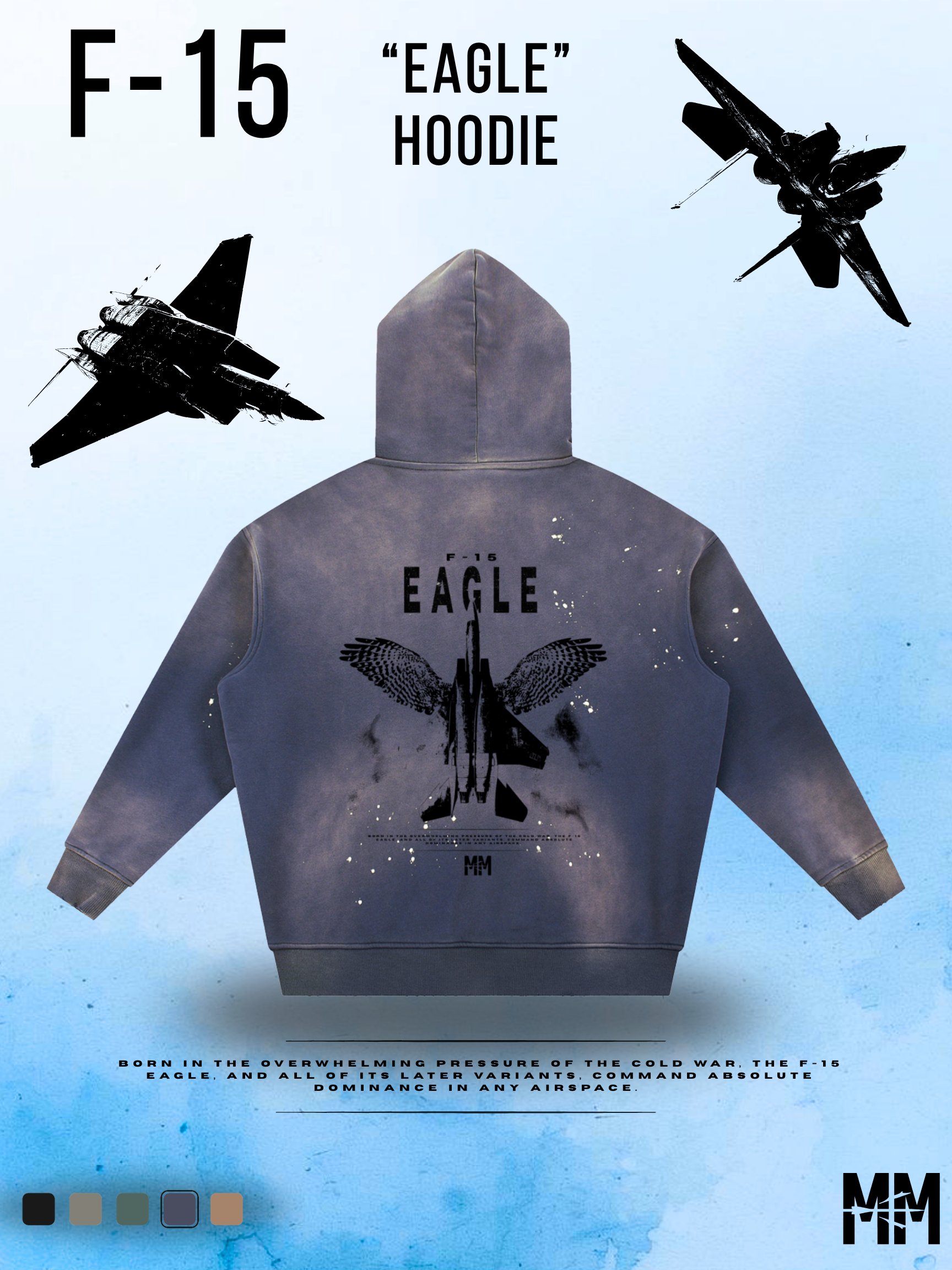 Vintage Street F-15 Hoodie