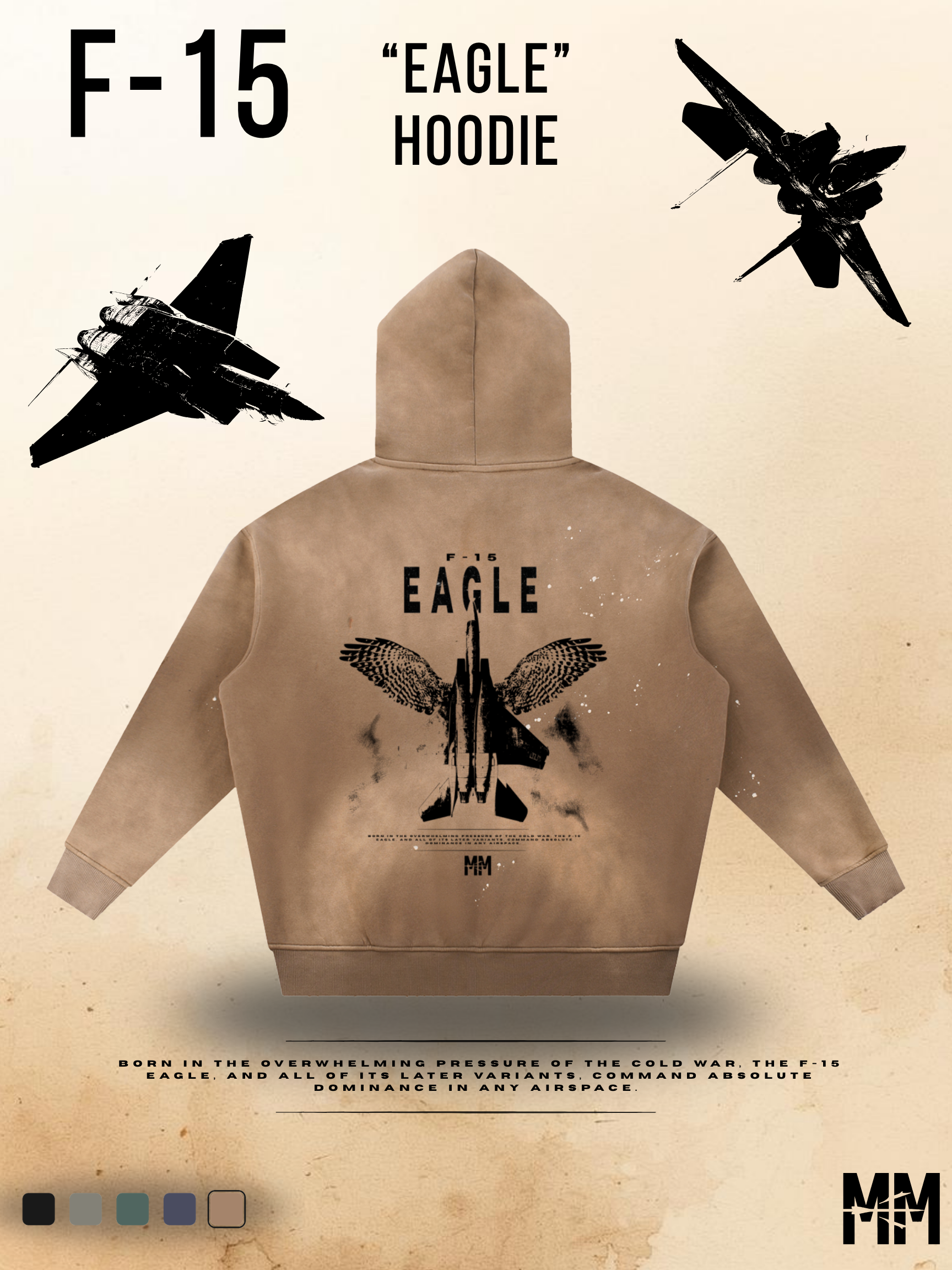 Vintage Street F-15 Hoodie
